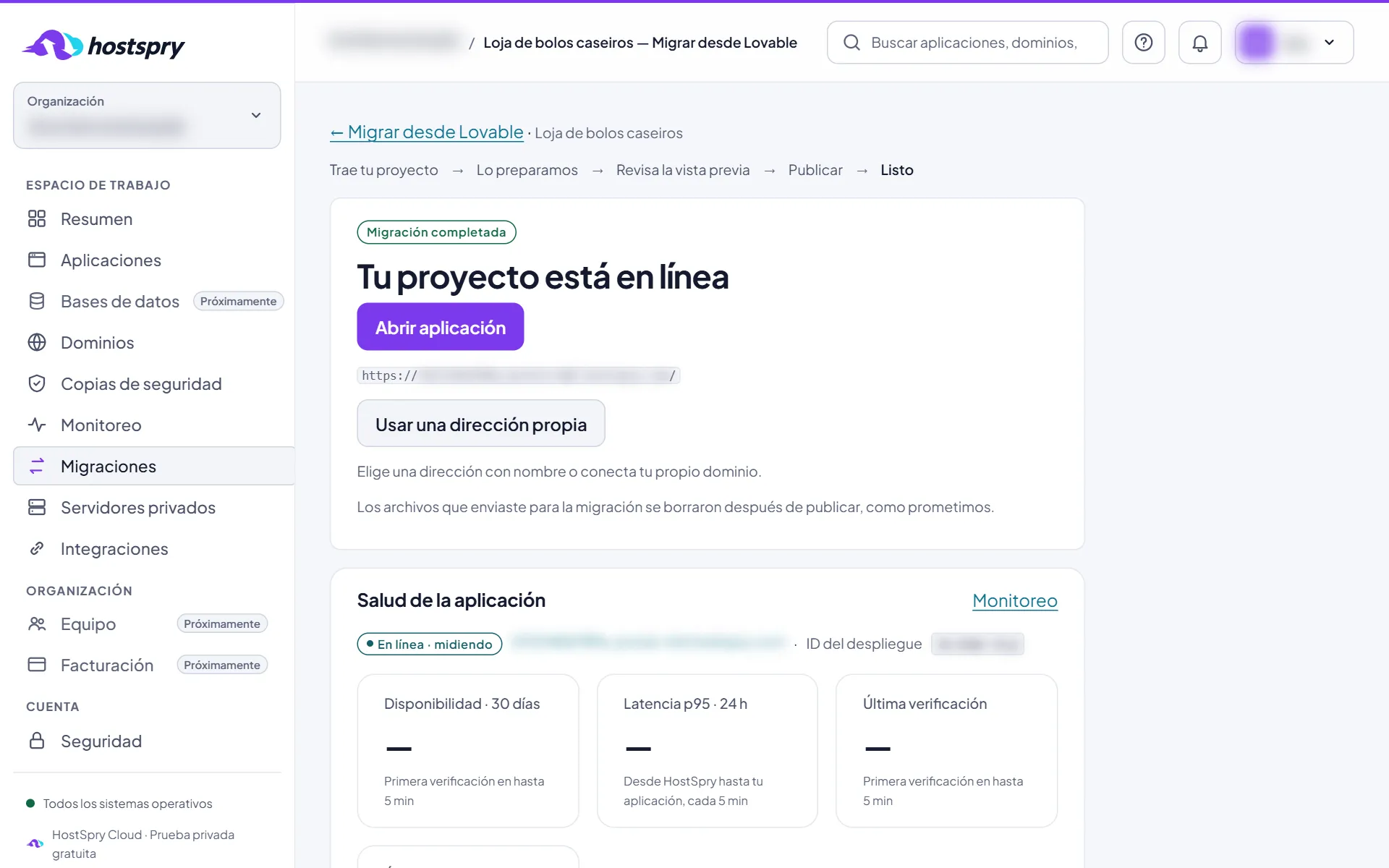 Captura de pantalla: En línea