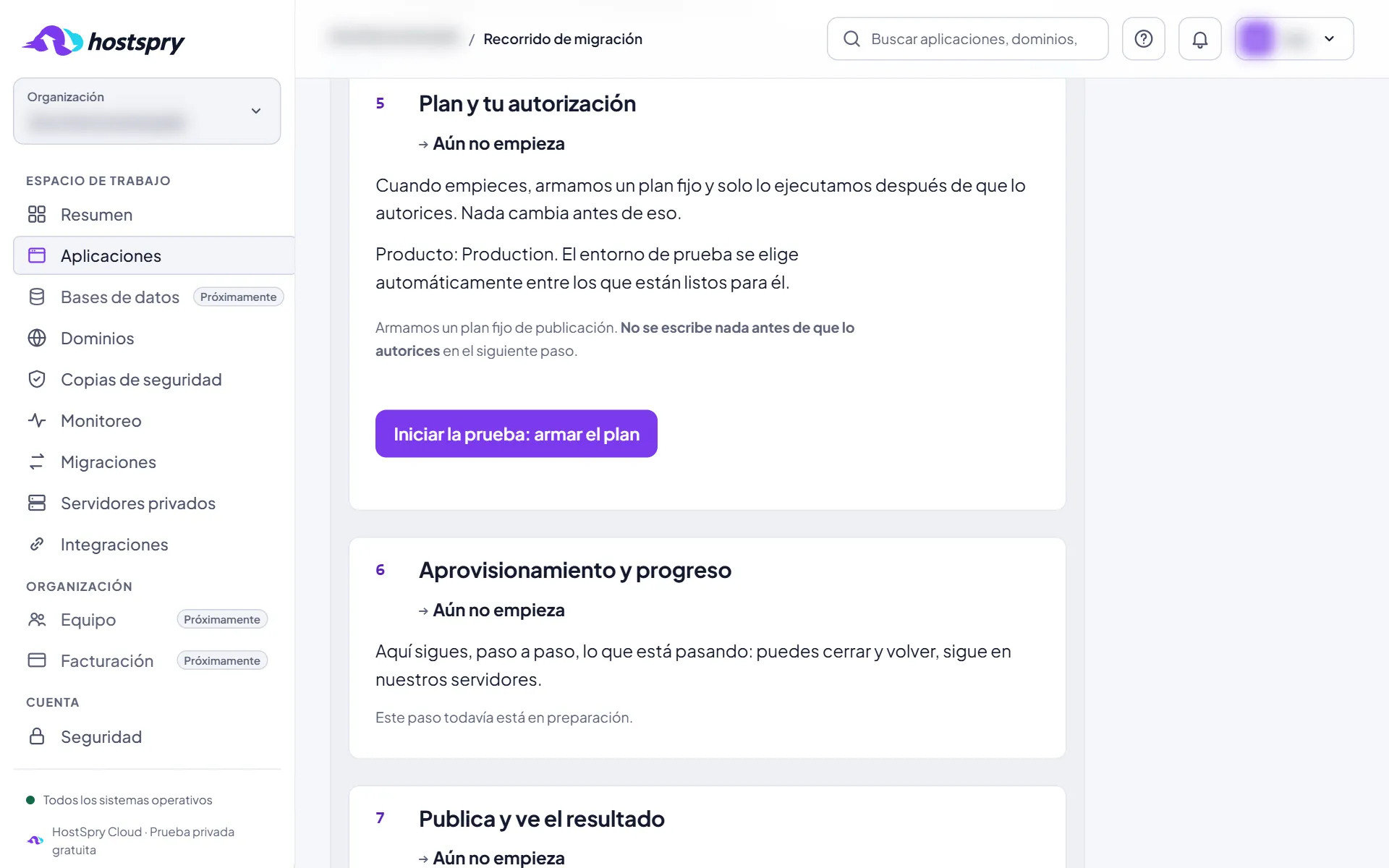 Captura de pantalla: Arma el plan