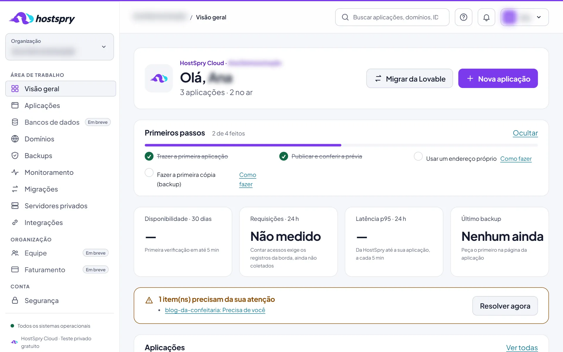 Captura da tela: Por onde começar